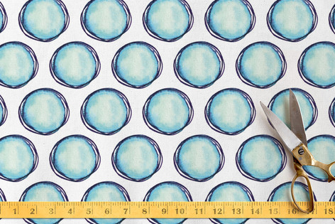 lunar polka dots Fabric