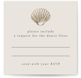 Simple Seashell Foil-Pressed Mini Enclosure Cards