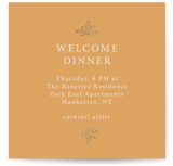 Marigold Foil-Pressed Mini Enclosure Cards