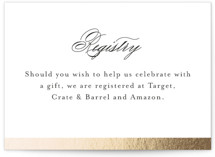 Gilded Ampersand Foil-Pressed Mini Enclosure Cards