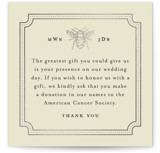 Honeybee Foil-Pressed Mini Enclosure Cards