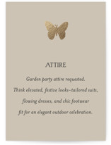 dancing in the garden Foil-Pressed Mini Enclosure Cards