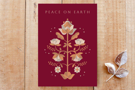Floral Peace Tree Cards