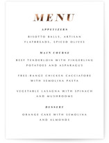 Our Ever After Foil-Pressed Menus