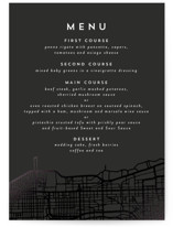 Chicago Foil-Pressed Menus