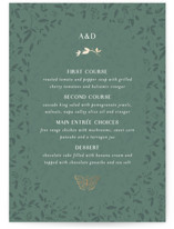 Southern Romance Foil-Pressed Menus