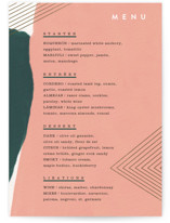 Artful Oneness Foil-Pressed Menus