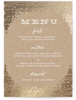 Gold Rush Foil-Pressed Menus