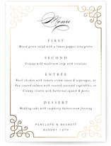 Intertwined Foil-Pressed Menus
