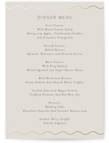 Parisian Garden Foil-Pressed Menus