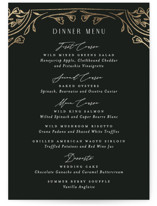 Majesty Foil-Pressed Menus