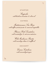 Sweet Fancy Foil-Pressed Menus