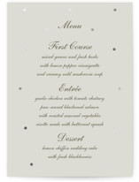 Pearls Foil-Pressed Menus