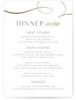 Forever And Foil-Pressed Menus