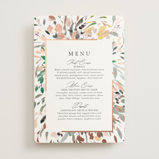 Undone Foil-Pressed Menus