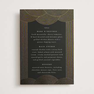 ionic Foil-Pressed Menus