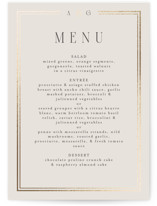 Grace Foil-Pressed Menus