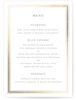 Hampton Foil-Pressed Menus