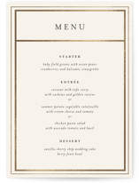 Hansen Foil-Pressed Menus