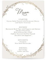 Tiara Foil-Pressed Menus