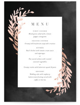 Lux branch Foil-Pressed Menus
