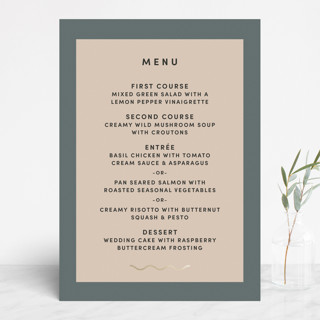 National Forest Foil-Pressed Menus