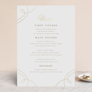Loop Foil-Pressed Menus