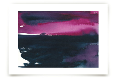 Pink Sky Over the Water Fine Art Prints