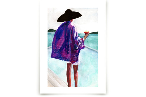 Purple Kimono Fine Art Prints