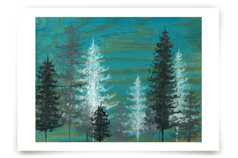 Teal Trees Fine Art Prints
