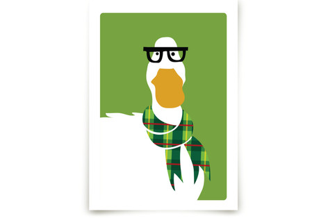 Hipster Duck Fine Art Prints