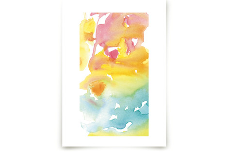 Pink into Blue Night Sky Fine Art Prints