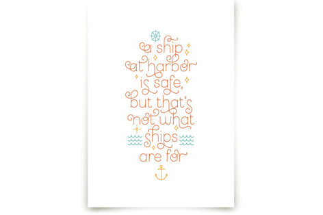 A Ship At Harbor Fine Art Prints