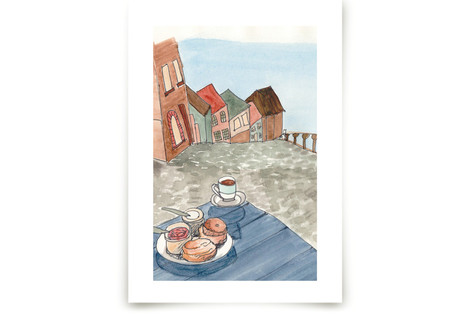 Afternoon Coffee Fine Art Prints
