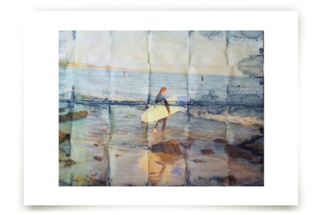 Indigo Surfer Girl, Venice Beach Fine Art Prints