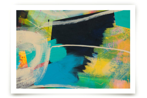 Profound Blue and Green Series 3 Fine Art Prints