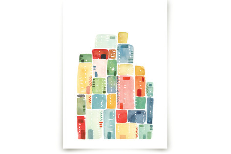 Rectangles Stacked Fine Art Prints