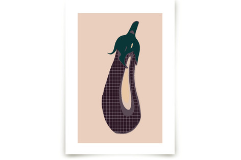 Aubergine-Vegetable Fine Art Prints