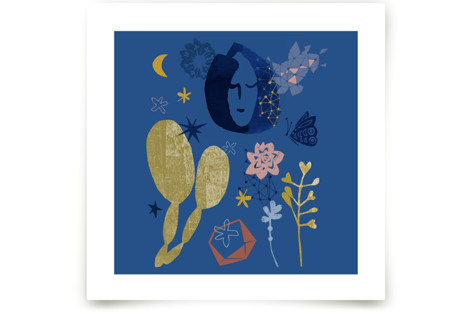 Cactus Night Fine Art Prints