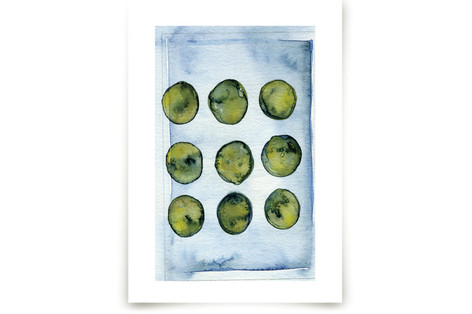 Organic Blues Fine Art Prints