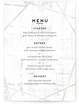 Gilded Concrete Gloss-Press® Menus