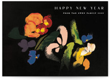 Abstract Floral Minted x The Met Holiday Cards