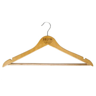 Set of Four Custom Wooden Wood Hangers Hangers