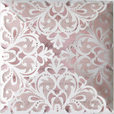 Luxury Laser Cut Lace Square Cover | Set of 10 | Envelopes Included Invitation Jackets and Overlays