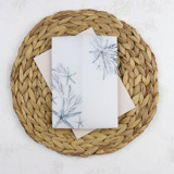 Blue Beach Starfish Vellum Jackets | Size 5x7 | Set of 25 Invitation Jackets and Overlays