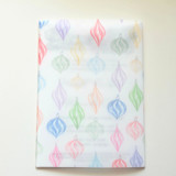 Colorful Ornaments Vellum Jacket- Set of 25 Invitation Jackets and Overlays