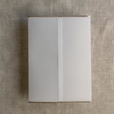 Aurelia dot rose gold trim vellum wrap for 5x7 cards | pack of 10 Invitation Jackets and Overlays
