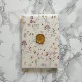 Purple Wildflower Vellum Jacket for Wedding Invitation (10 Pack) Invitation Jackets and Overlays