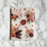 Fall Harvest Floral Vellum Wrap (10 Pack) Invitation Jackets and Overlays