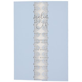 Elegant Blue Laser Cut Invitation Cover for 5x7 Card | Set of 10 | Envelopes Included Invitation Jackets and Overlays